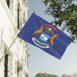 Flag Village USA Michigan State Flag 18" x 12" / 36" x 24" / 60" x 36"