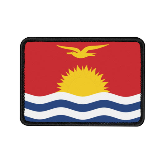 Flag Village Kiribati Flag Embroidery Iron-On Patches