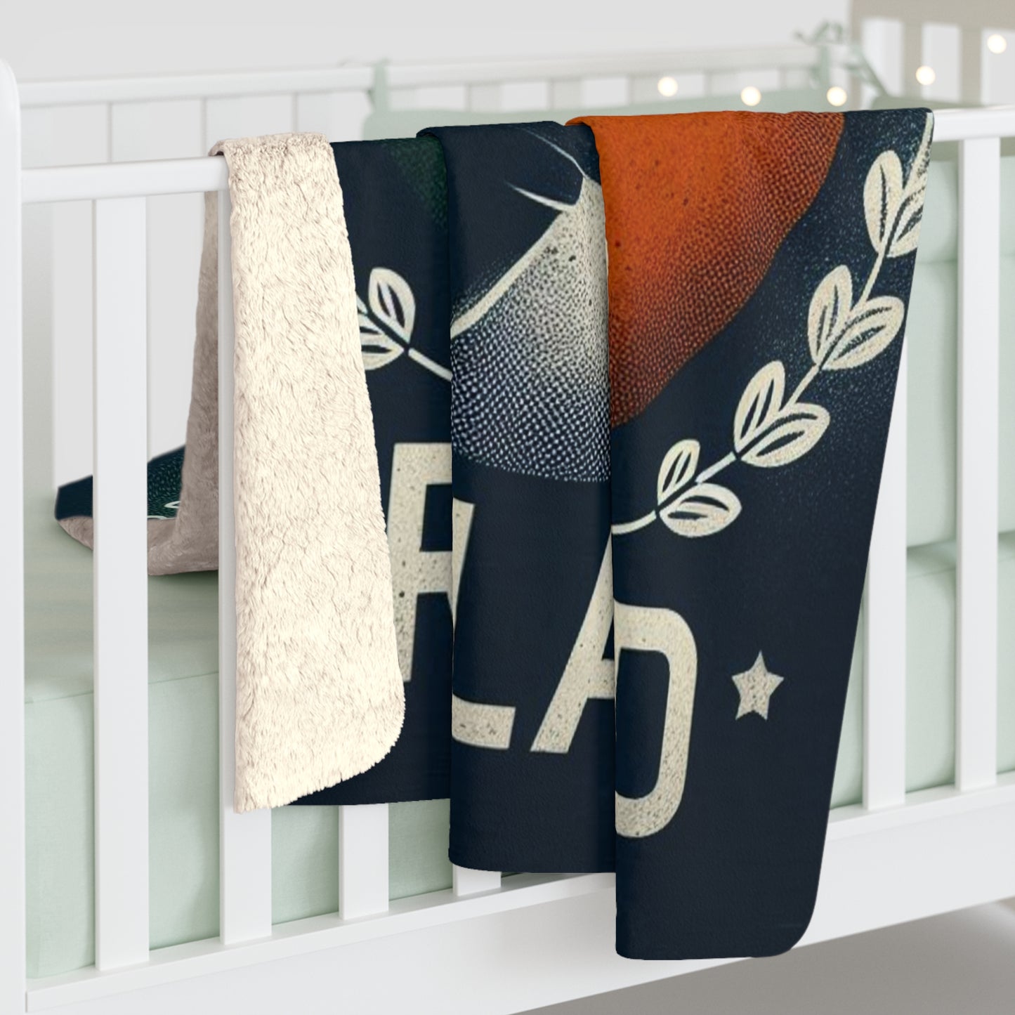 Flag Village IREAND Sporting Flag Sherpa Fleece Blanket IRL0003