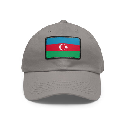 Flag Village Azerbaijan Flag Hat Cap with Leather Patch