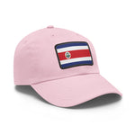 Flag Village Costa Rica Flag Hat Cap with Leather Patch