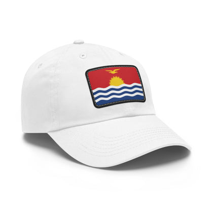 Flag Village Kiribati Flag Hat Cap with Leather Patch