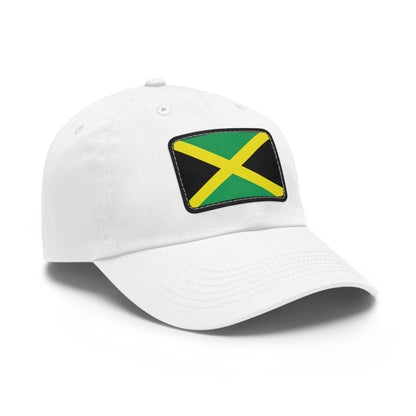 Flag Village Jamaica Flag Hat Cap with Leather Patch