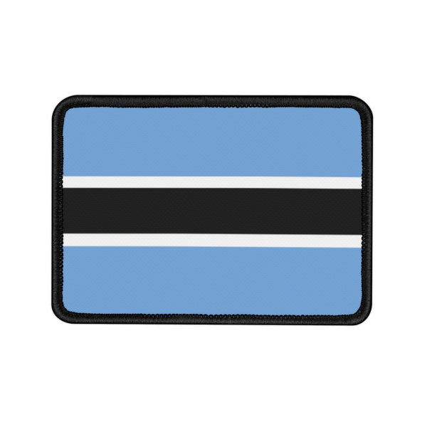 Flag Village Botswana State Flag Embroidered Iron-On Patch