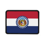 Flag Village Missouri State Flag Embroidery Iron-On Patches