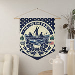 Flag Village Vermont State Flag Pennant Sporting Home Wall decoration VT0002