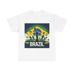 Flag Village Brazil Sporting Flag T-SHIRT Heavy Cotton Tee BRA0010