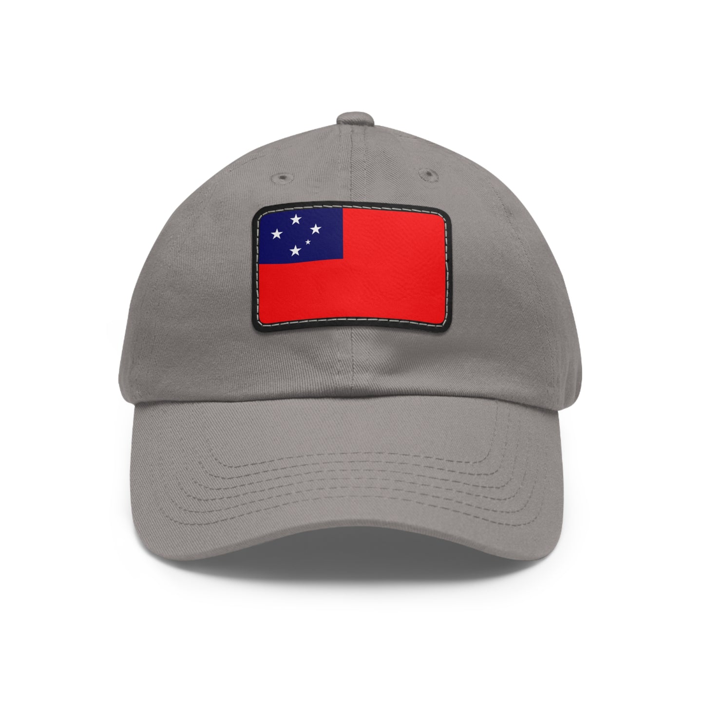 Flag Village Samoa Flag Hat Cap with Leather Patch