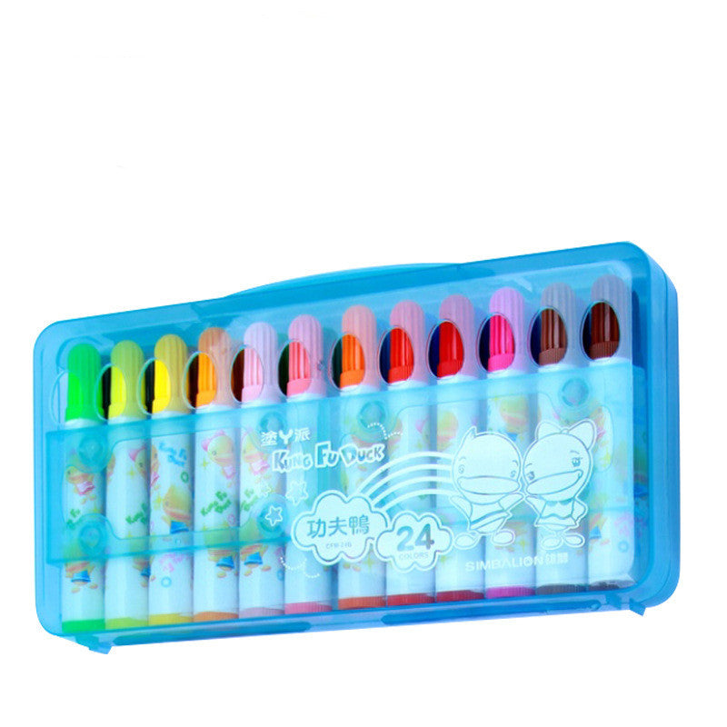 Flag Village Painting Crayons Gift Box Children's Thick Head Set