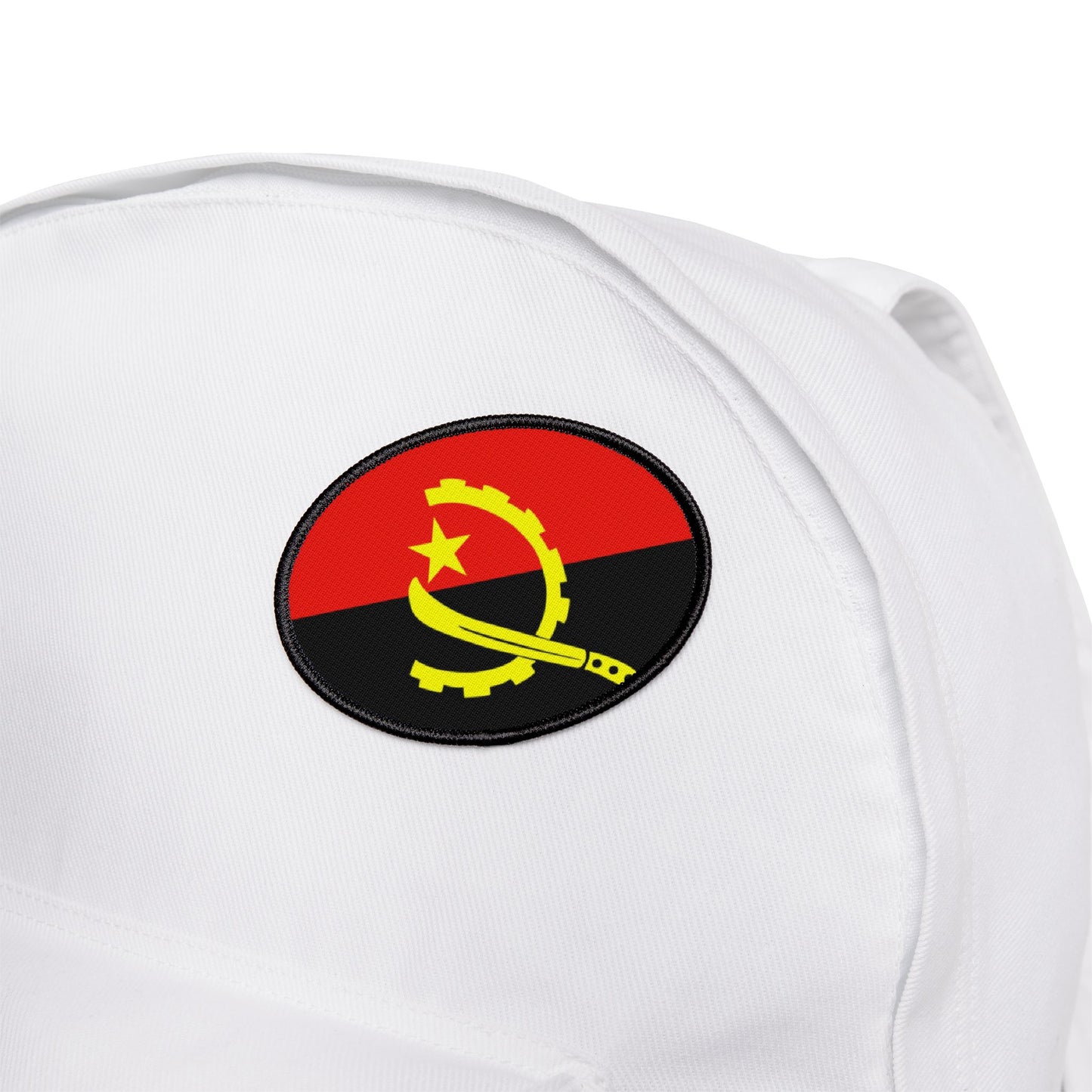 Flag Village Angola Flag Embroidery Iron-On Patches