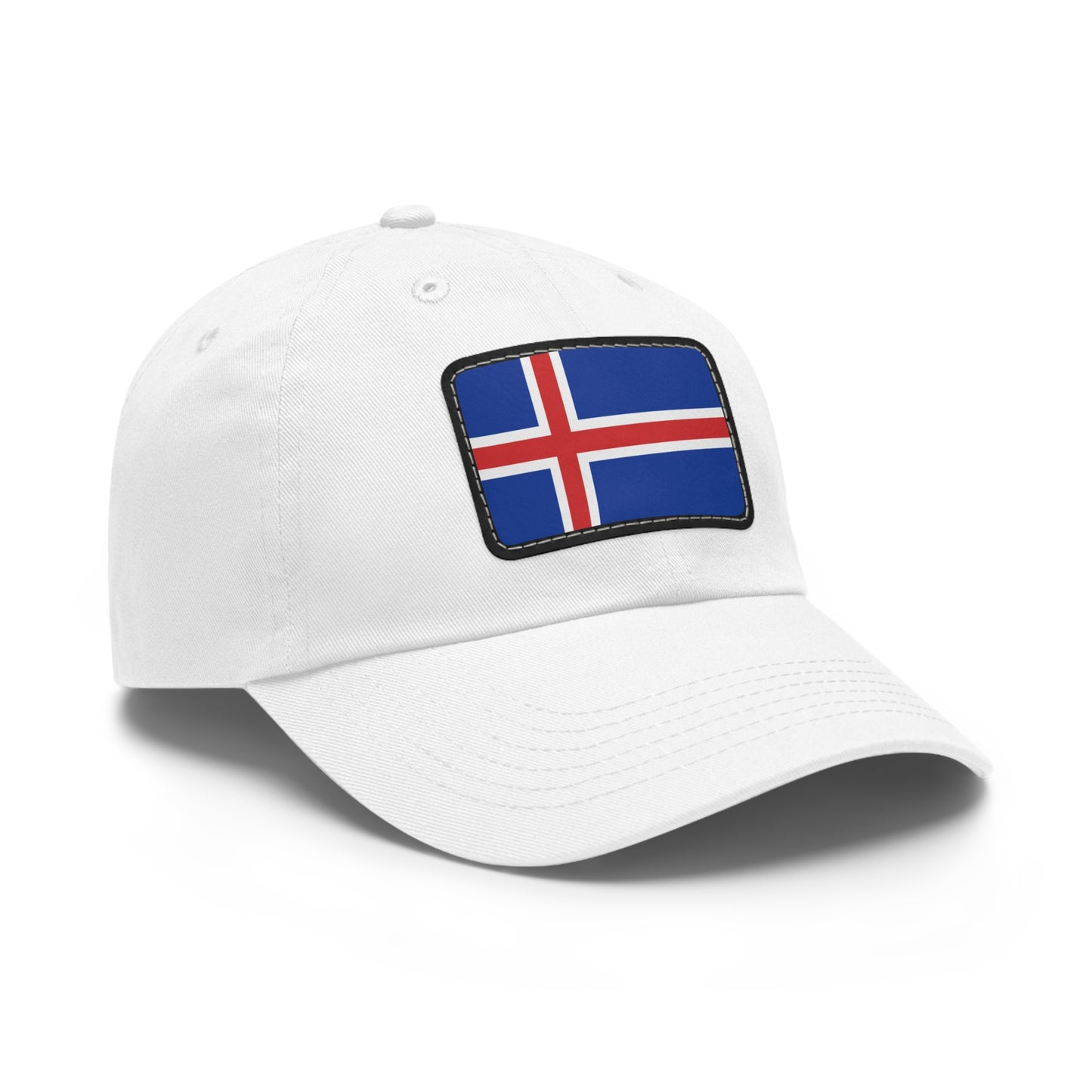 Flag Village Iceland Flag Hat Cap with Leather Patch