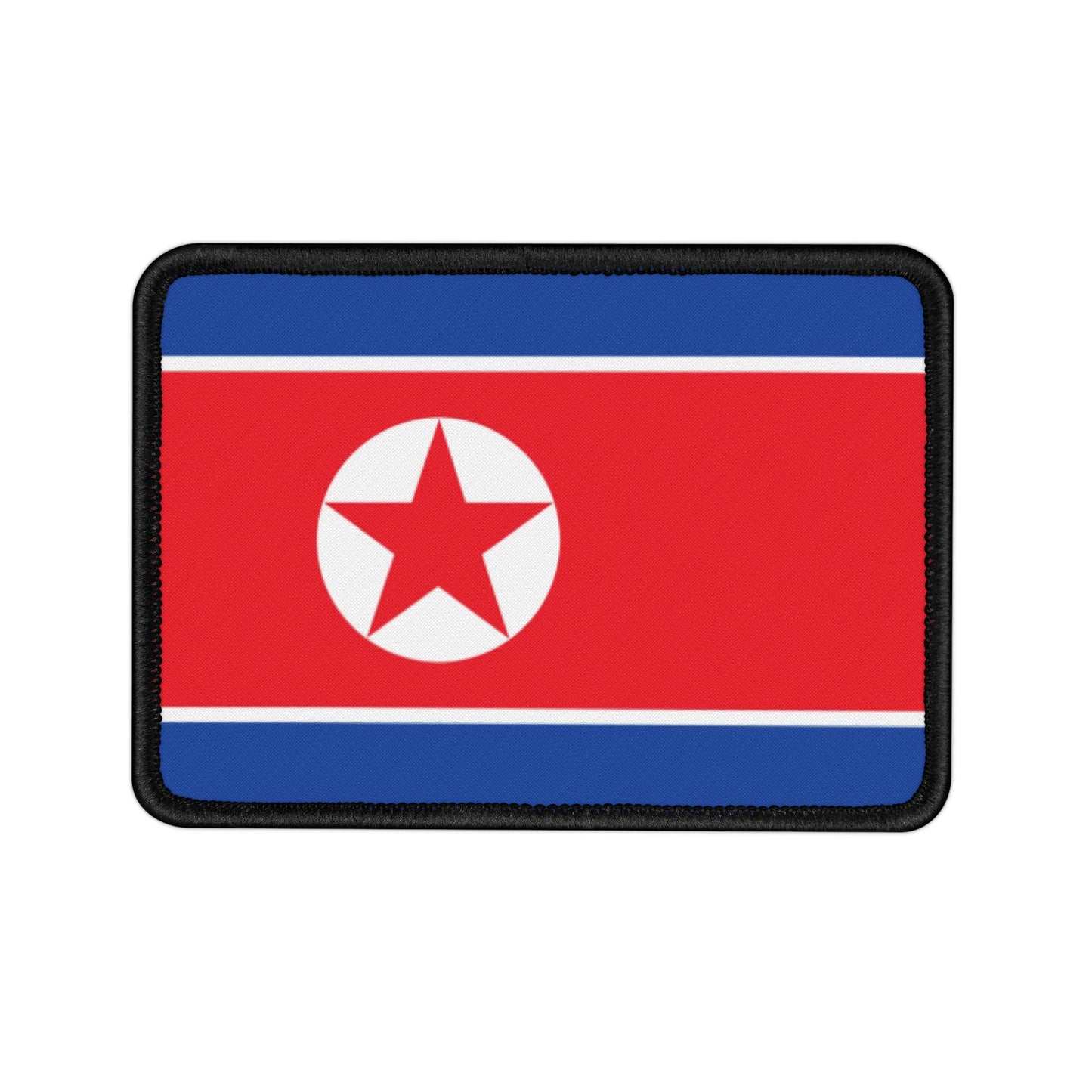 Flag Village North Korea Flag Embroidery Iron-On Patches