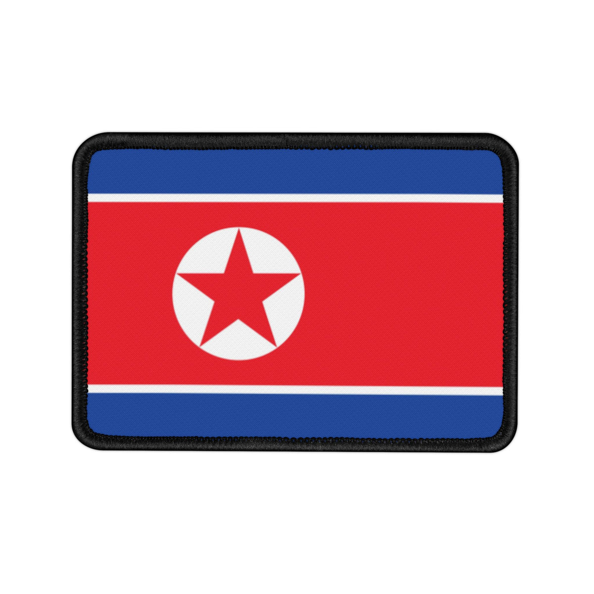 Flag Village North Korea Flag Embroidery Iron-On Patches