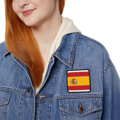 Flag Village Spain Flag Embroidery Iron-On Patches