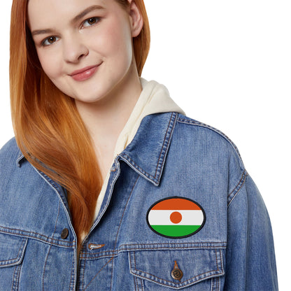 Flag Village Niger Flag Embroidery Iron-On Patches