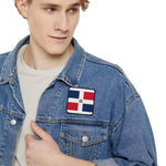 Flag Village Dominican Republic Flag Embroidery Iron-On Patches