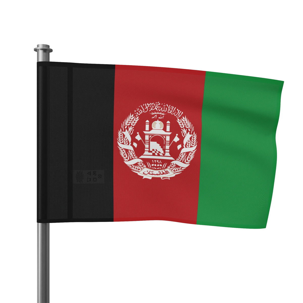 Flag Village Afghanistan Flag
