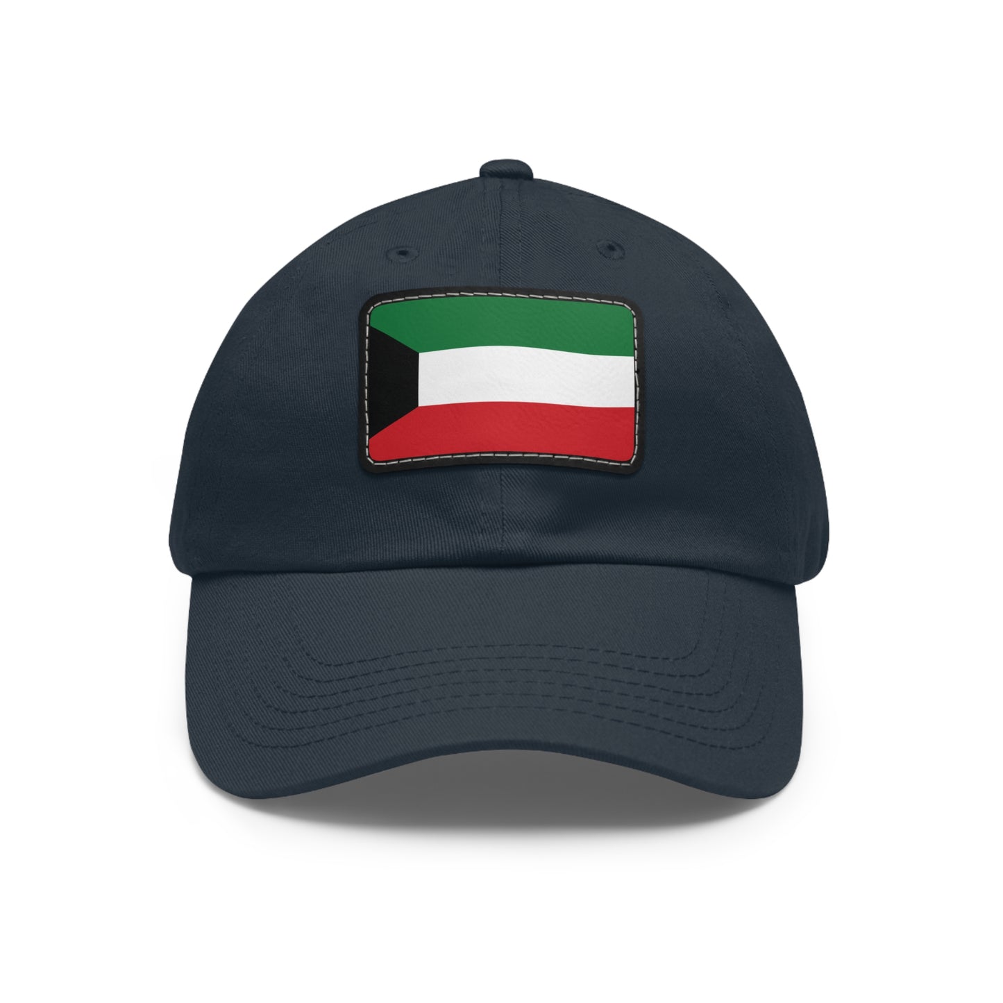 Flag Village Kuwait Flag Hat Cap with Leather Patch