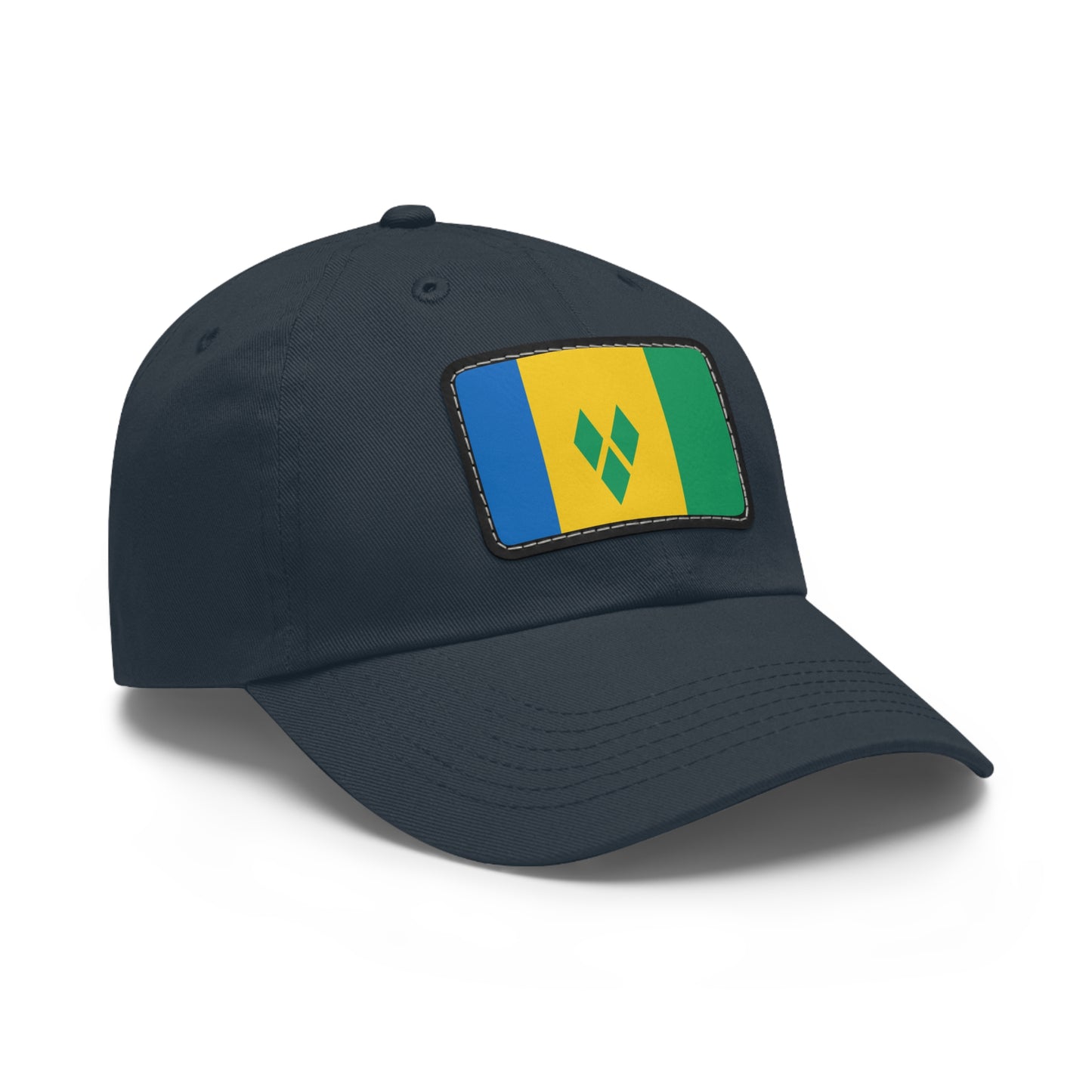 Flag Village Saint Vincent And The Grenadines Flag Hat Cap with Leather Patch