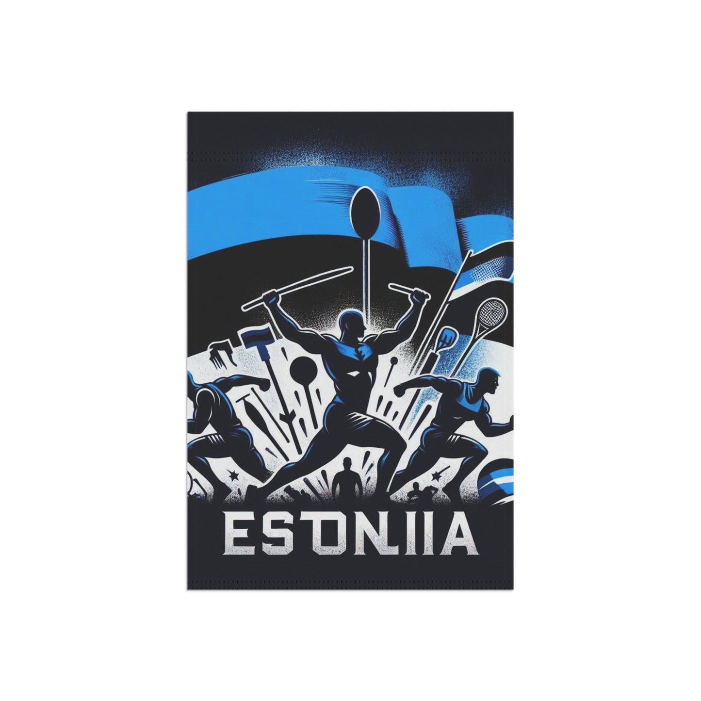 Flag Village Estonia Flag Sporting Garden & House Banner EST0003
