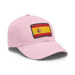 Flag Village Spain Flag Hat Cap with Leather Patch