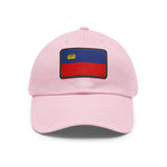 Flag Village Liechtenstein Flag Hat Cap with Leather Patch