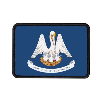 Flag Village Louisiana State Flag Embroidery Iron-On Patches