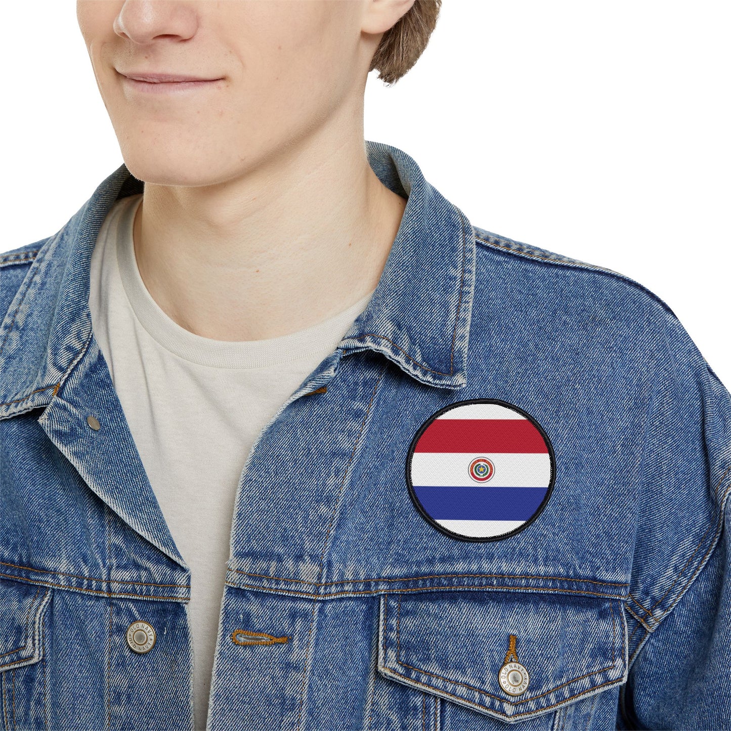 Flag Village Paraguay Flag Embroidery Iron-On Patches