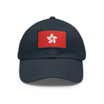 Flag Village Hong Kong Flag Hat Cap with Leather Patch