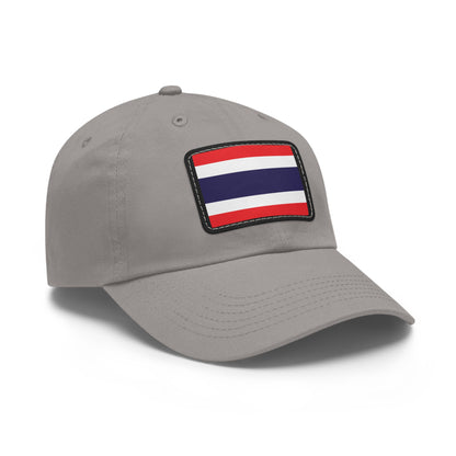 Flag Village Thailand Flag Hat Cap with Leather Patch