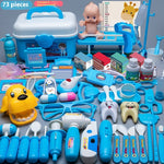 Flag Village Children's Doctor Toy Set Tool Medical Box