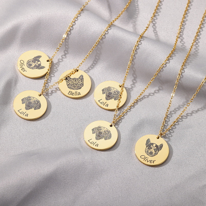 Flag Village Personalized Gifts For Mom Unique Jewelry Pet Photo Cust Om
