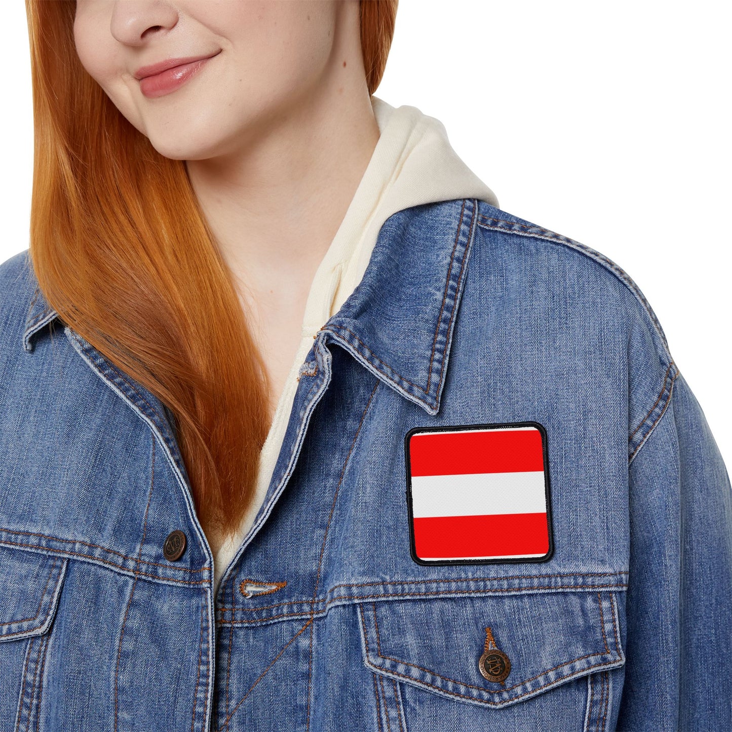 Flag Village Austria Flag Embroidery Iron-On Patches
