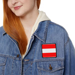 Flag Village Austria Flag Embroidery Iron-On Patches