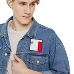 Flag Village Malta Flag Embroidery Iron-On Patches