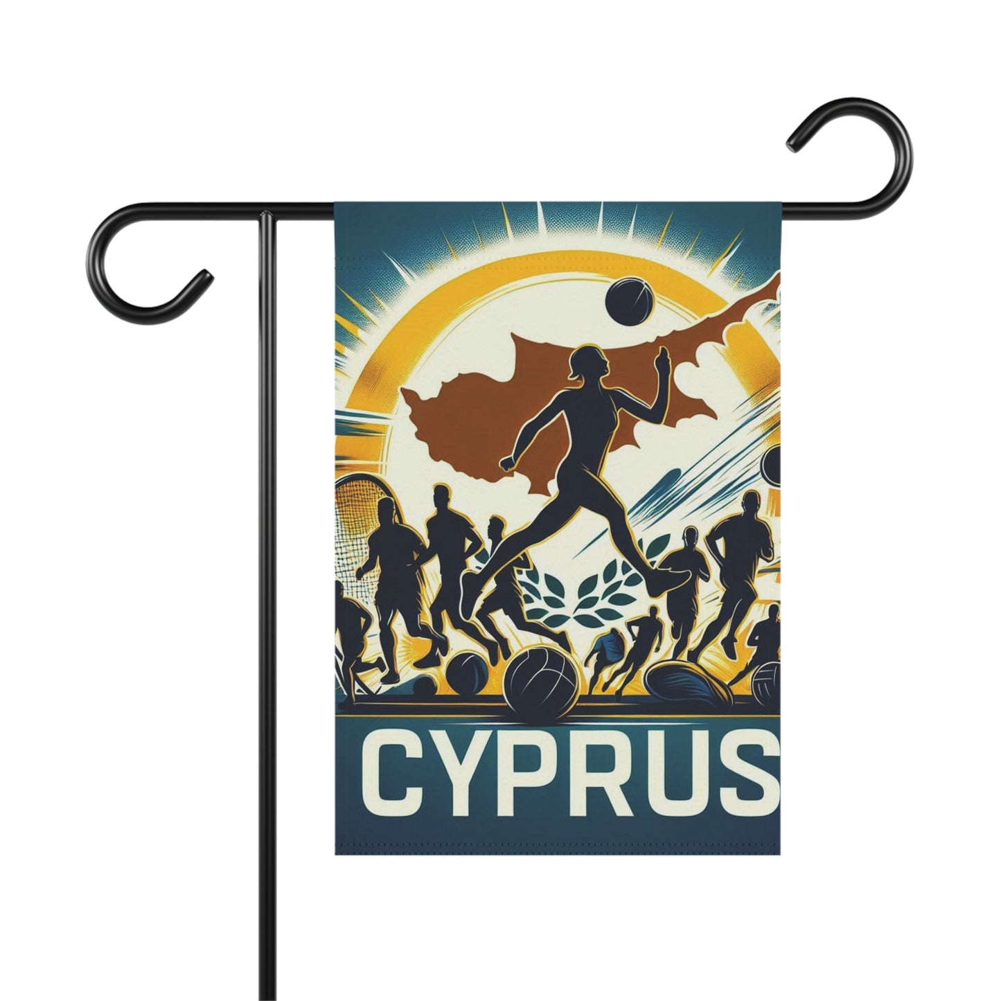 Flag Village Cyprus Flag Sporting Garden & House Banner CYP0004