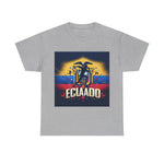Flag Village Ecuador Sporting Flag T-SHIRT Heavy Cotton Tee ECU0003