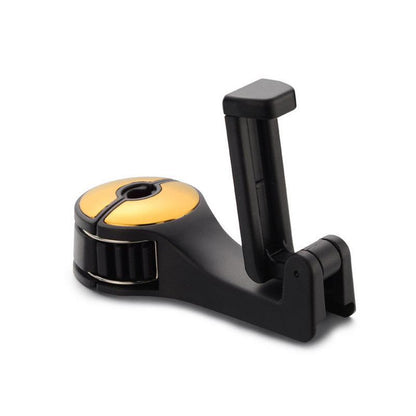 Flag Village Auto Tools Car Headrest Hook Phone Car Holder Car Hanger For A4 B6 Seat Back Hanger Storage Hook Phone Holder Auto Fastener Clip