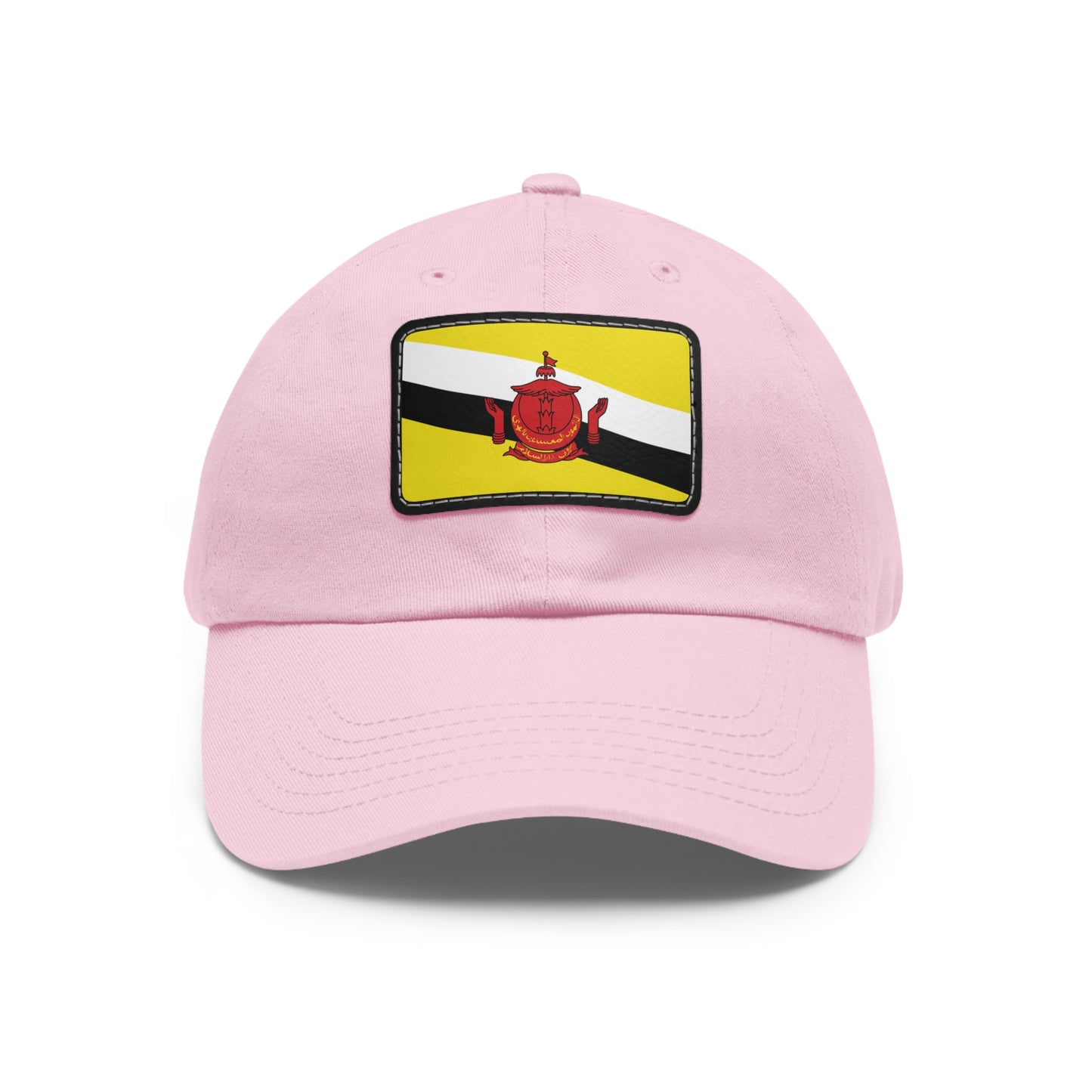 Flag Village Brunei Flag Hat Cap with Leather Patch