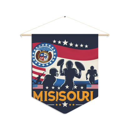 Flag Village Missouri State Flag Pennant Sporting Home Wall decoration MO0001