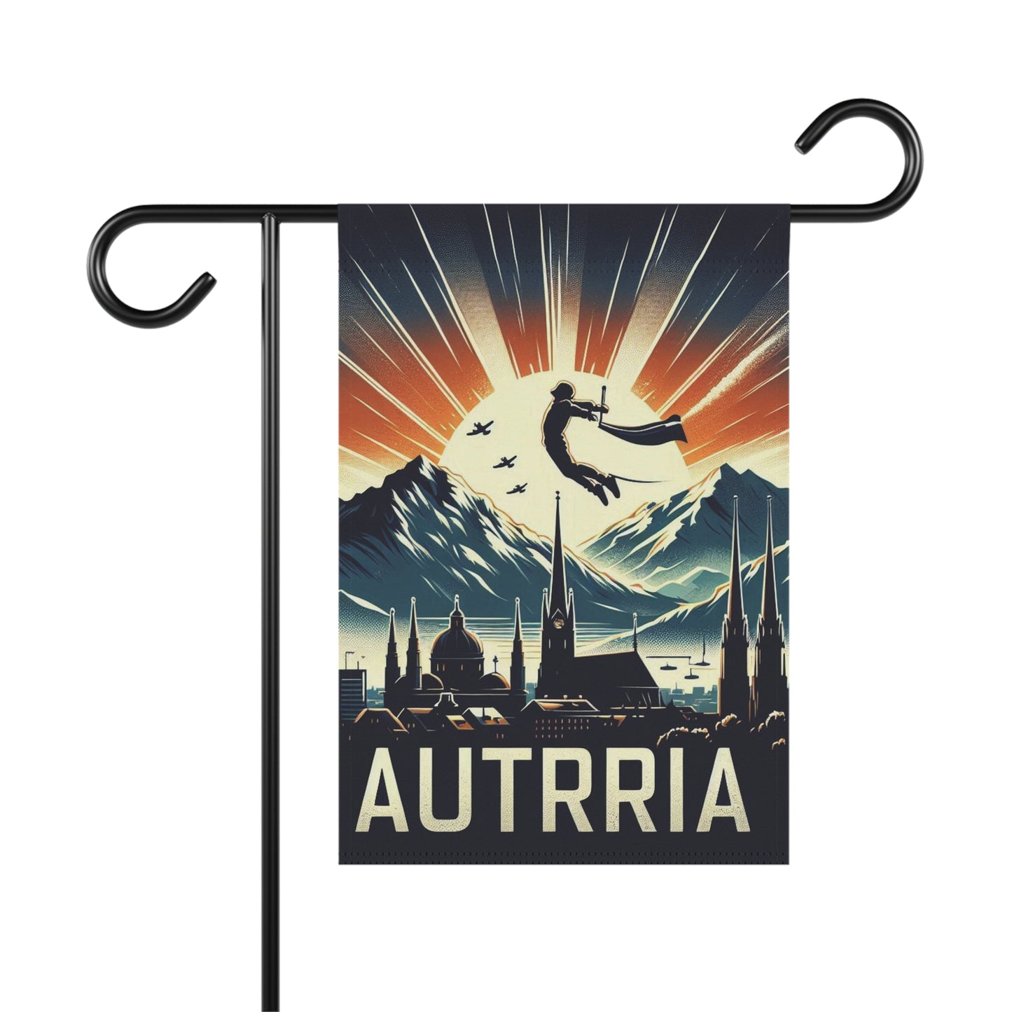 Flag Village Austria Flag Sporting Garden & House Banner AUT0003