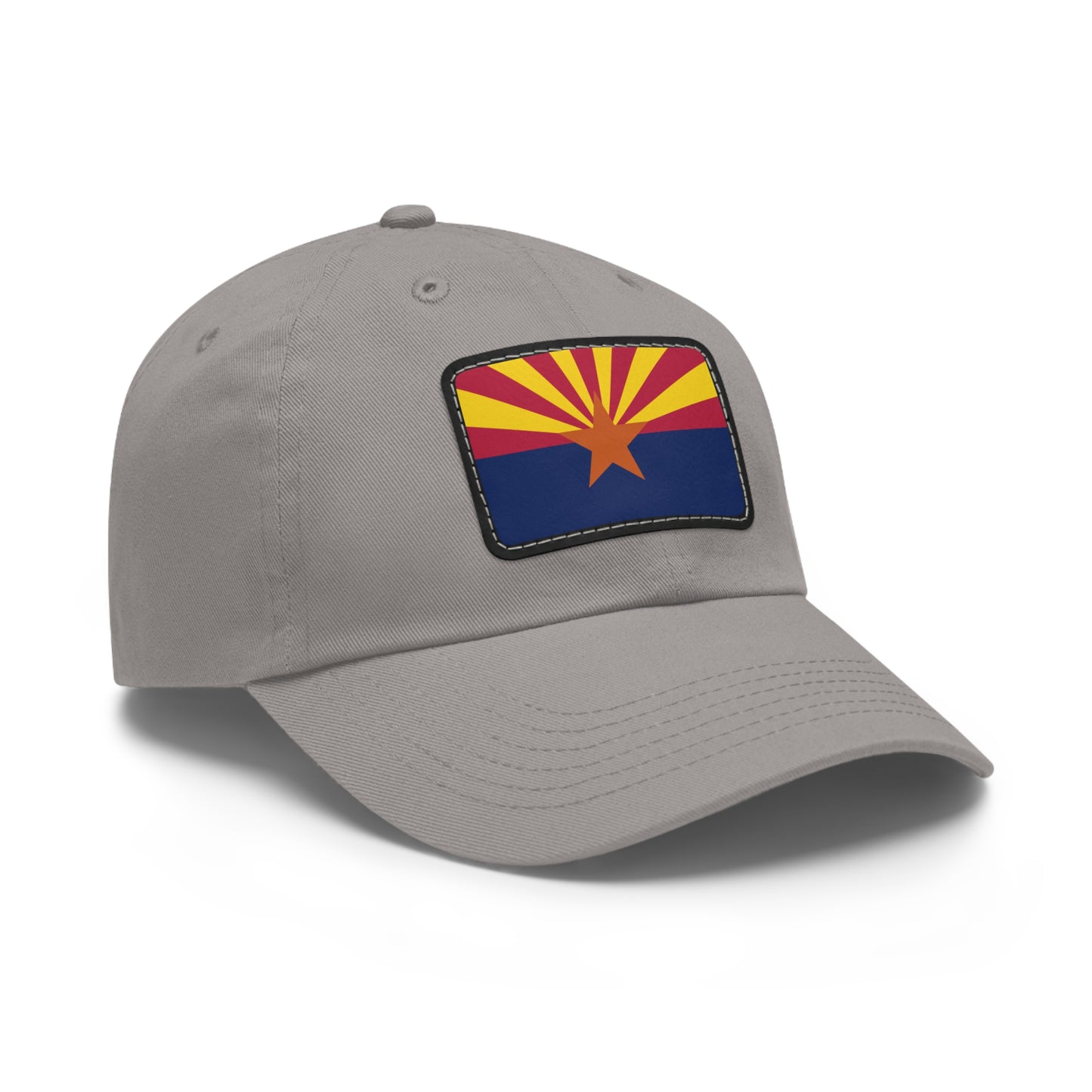 Flag Village USA Arizona State Flag Hat Cap with Leather Patch