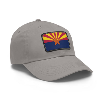 Flag Village USA Arizona State Flag Hat Cap with Leather Patch
