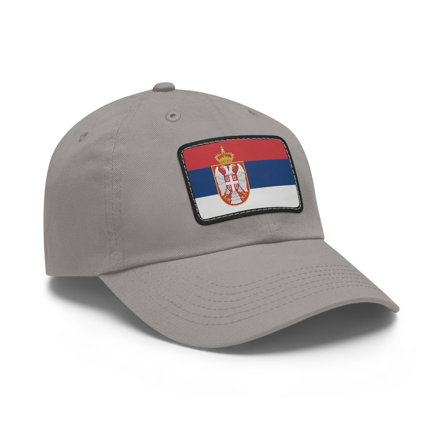 Flag Village Serbia Flag Hat Cap with Leather Patch