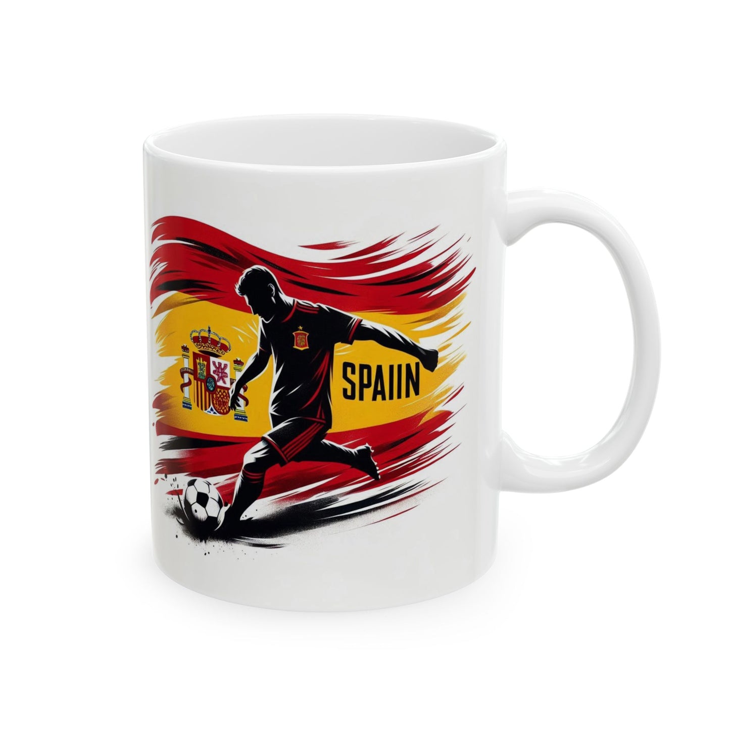 Flag Village Spain Sporting Flag Ceramic Coffee Mug 11oz ESP0007