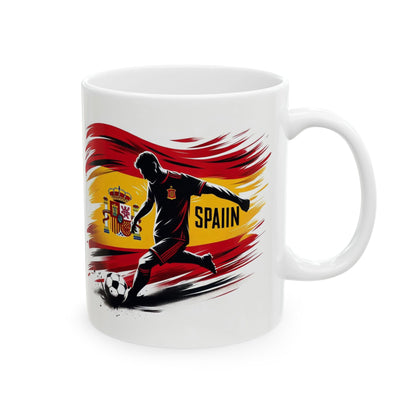 Flag Village Spain Sporting Flag Ceramic Coffee Mug 11oz ESP0007