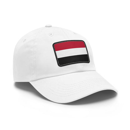 Flag Village Yemen Flag Hat Cap with Leather Patch