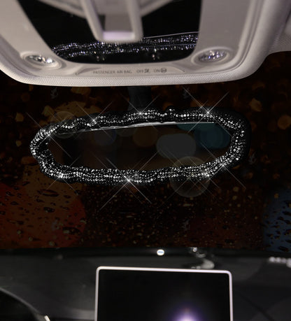 Flag Village Auto Tools Diamond Steering Wheel Cover Rhinestones Crystals Car Handcraft Steering Wheel Covers