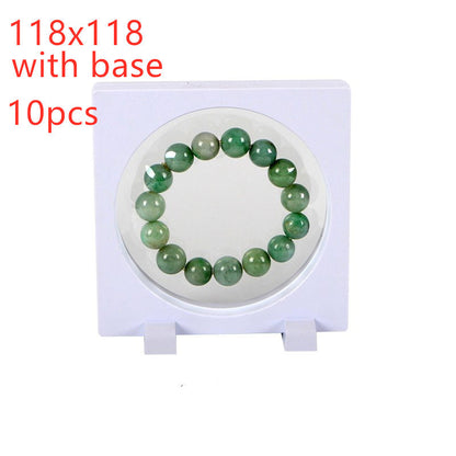 Flag Village Buddha Beads Jewelry Gift Badge Crafts Display Plastic Packaging Box