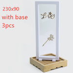 Flag Village Buddha Beads Jewelry Gift Badge Crafts Display Plastic Packaging Box
